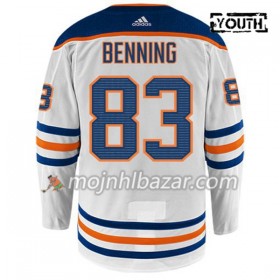 Dresovi Edmonton Oilers MATT BENNING 83 Adidas Bijela Authentic - Dječji